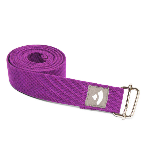 Joogavyö metallisoljella - Bodhi -  Asana, 2,5 m / 38 mm