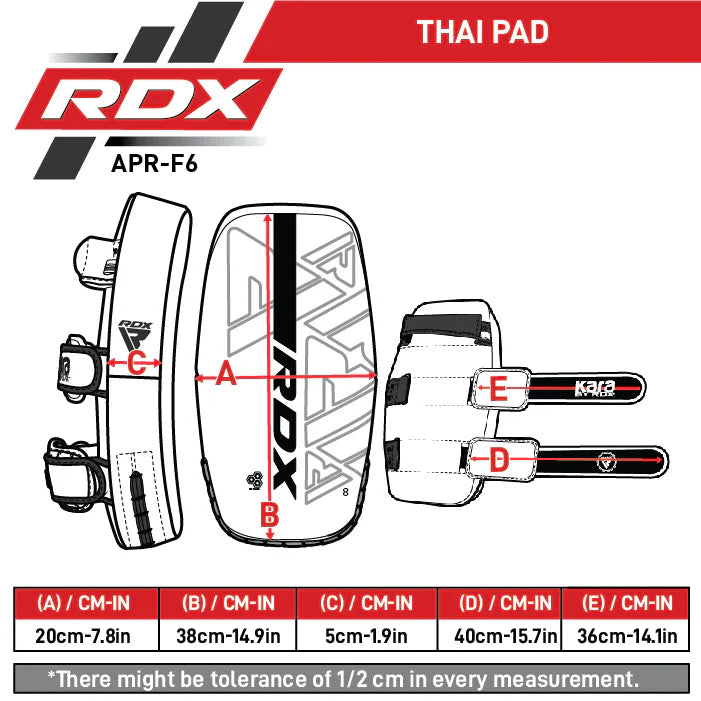 Thaipad - RDX - 'F6 KARA' - Black/Blue