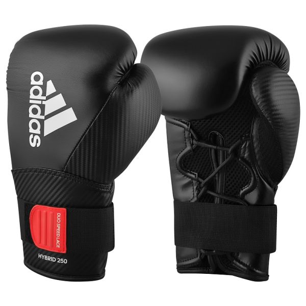 Boxing Gloves - Adidas - 'Hybrid 250' - Black