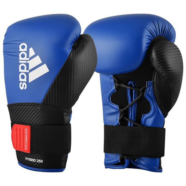 Boxing Gloves - Adidas - 'Hybrid 250' - Blue/Black