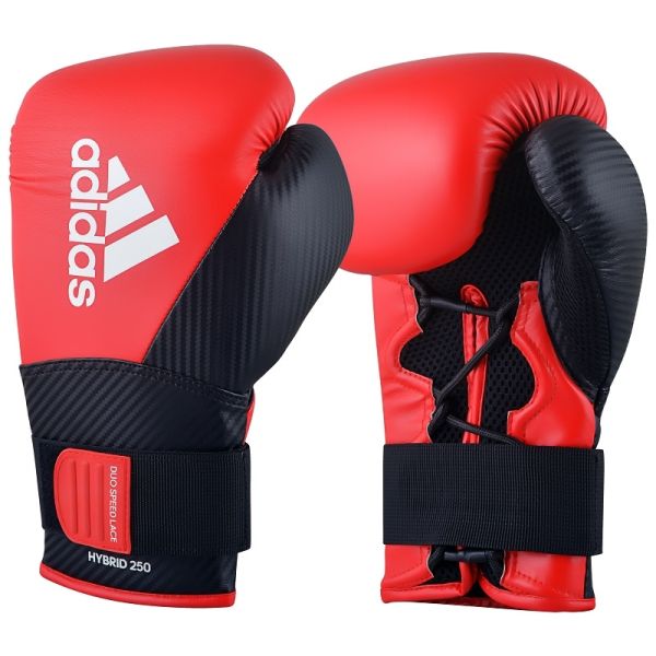 Boxing Gloves - Adidas - 'Hybrid 250' - Red/Black