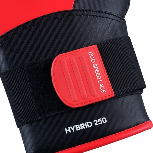 Boxing Gloves - Adidas - 'Hybrid 250' - Red/Black