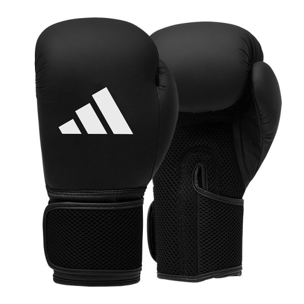 Boxing gloves - Adidas - 'Hybrid 25' - Children's - Black