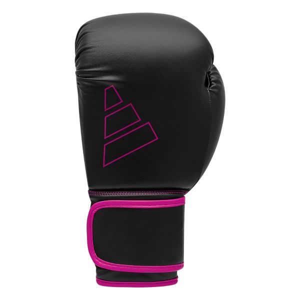 Boxing Gloves - Adidas - 'Hybrid 80' - Black/Pink