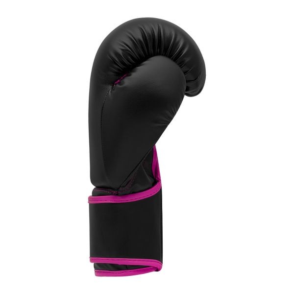 Boxing Gloves - Adidas - 'Hybrid 80' - Black/Pink