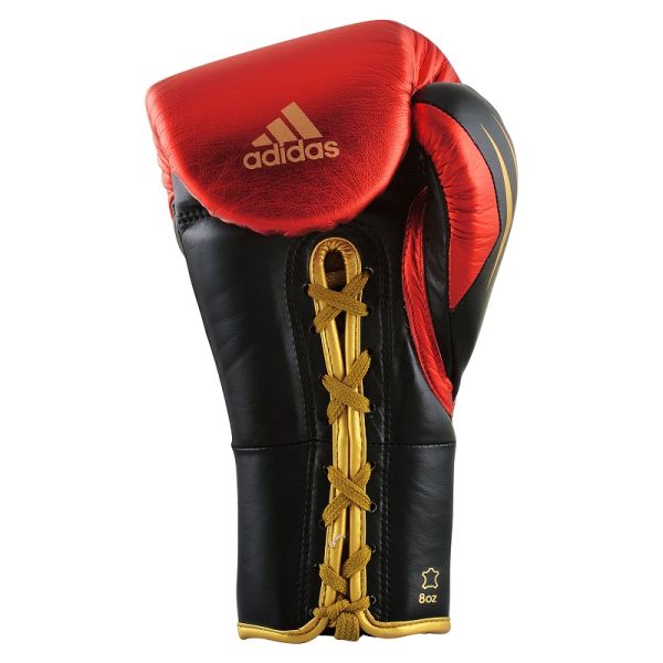 Boxing Gloves - Adidas - 'Speed ​​TILT 750' - Lace Up - Red/Gold/Black