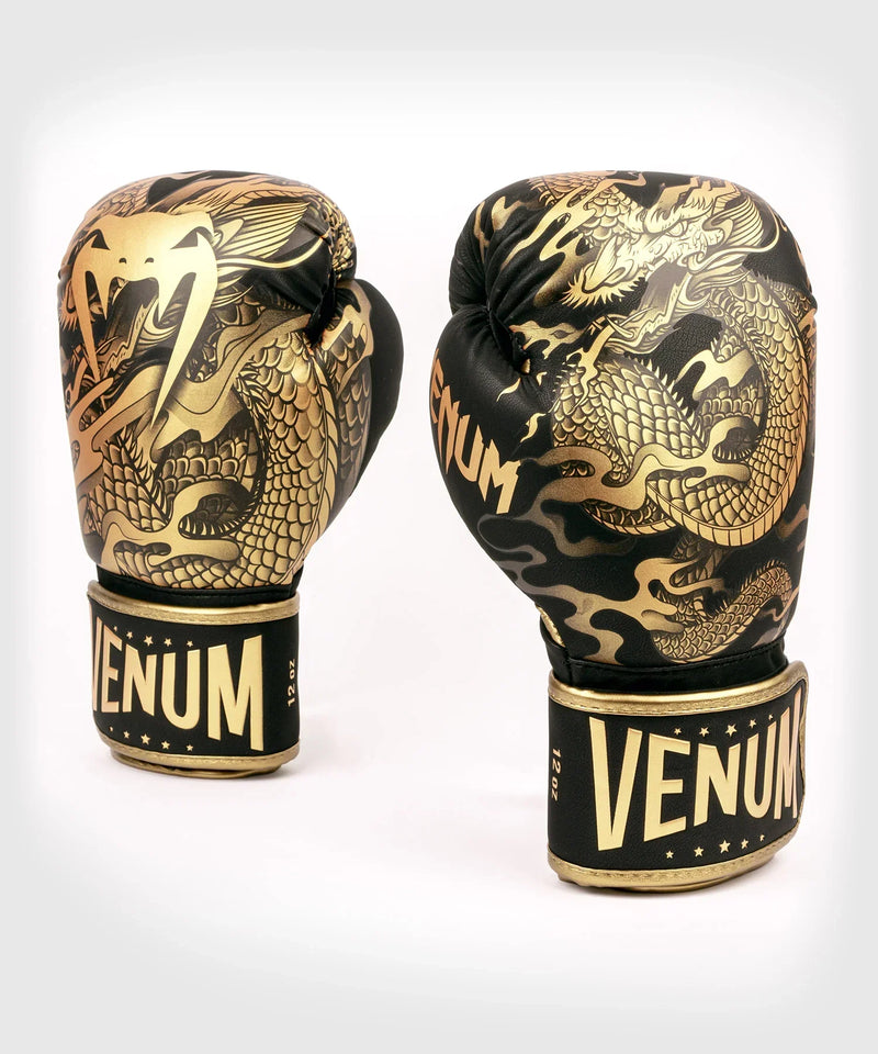 Boxing Gloves - Venum - 'Dragon's Flight' - Black/Bronze