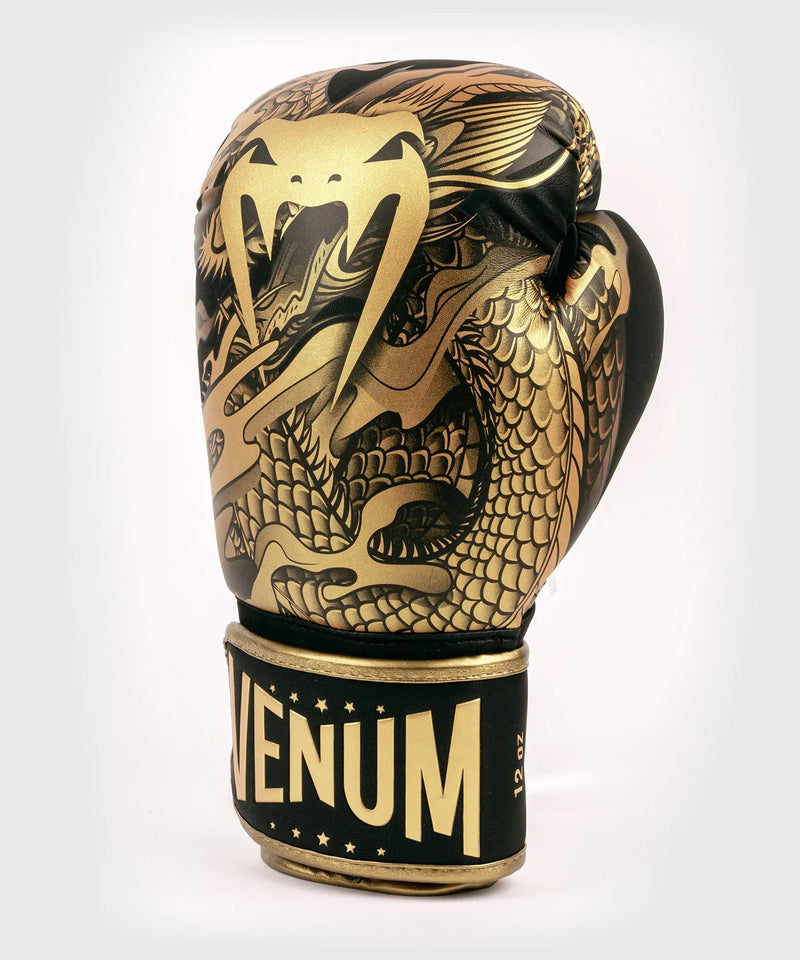 Boxing Gloves - Venum - 'Dragon's Flight' - Black/Bronze