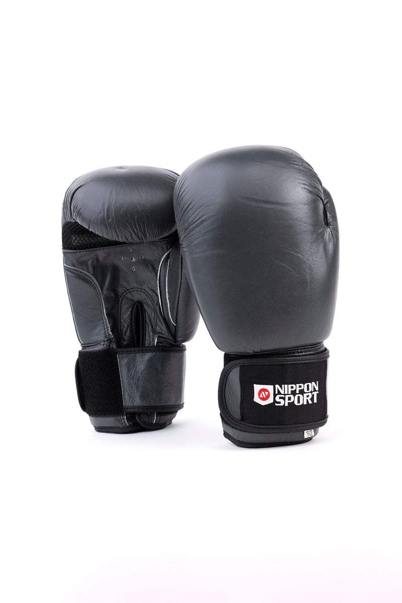 Boxing glove - Nippon Sport - "Pro revamped" - Dark gray