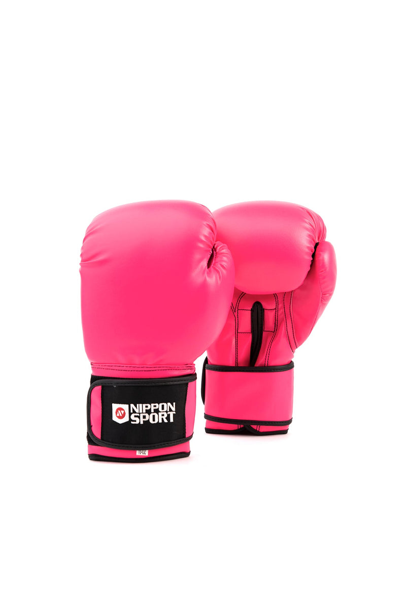 Boxing gloves - Children's - Nippon Sport - 'Kids' - Pink