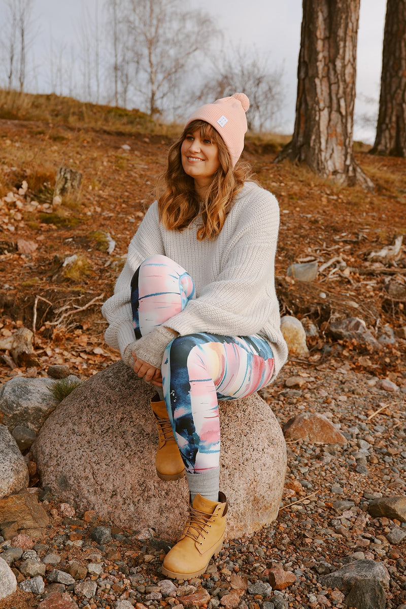 Yoga leggings - Njálla Clothing - Ripippaivu, fairytale forest