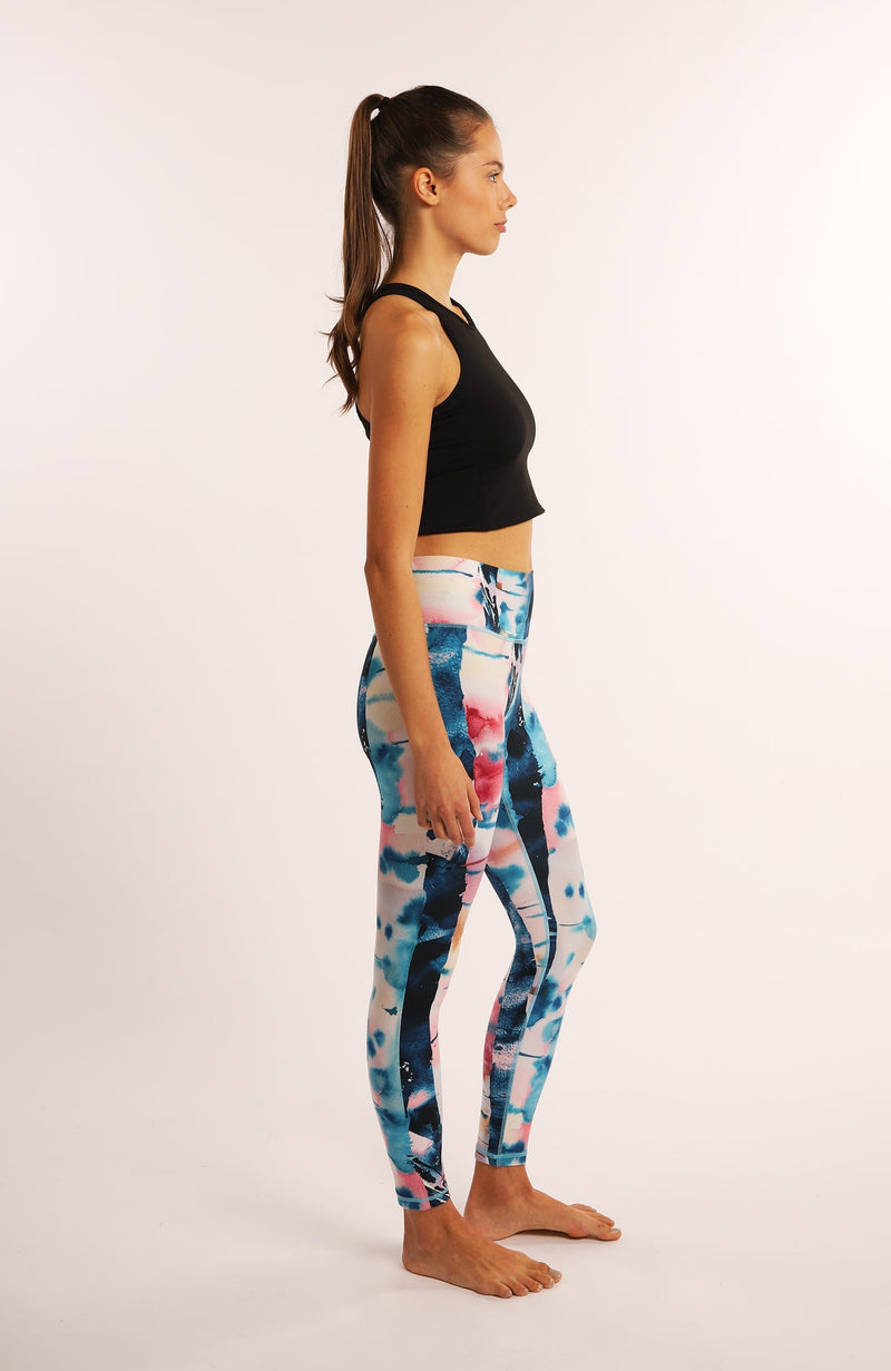 Yoga leggings - Njálla Clothing - Ripippaivu, fairytale forest