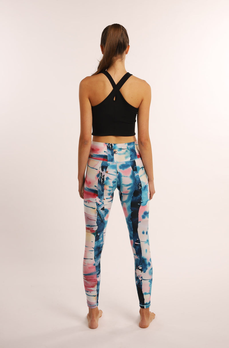 Yoga leggings - Njálla Clothing - Ripippaivu, fairytale forest