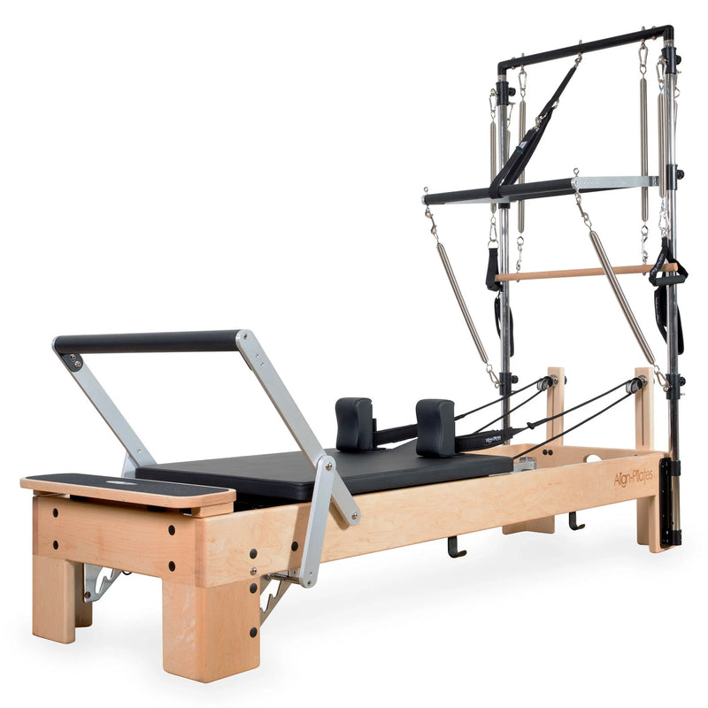 M8-Pro Maple Wood Pilates Reformer with Half Cadillac