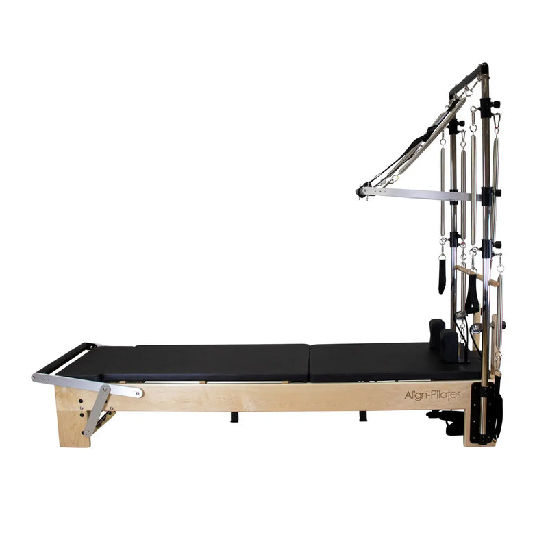 M8-Pro Maple Wood Pilates Reformer with Half Cadillac