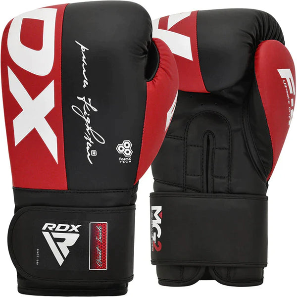 Boxing Gloves - RDX - 'REX F4' - Red/Black