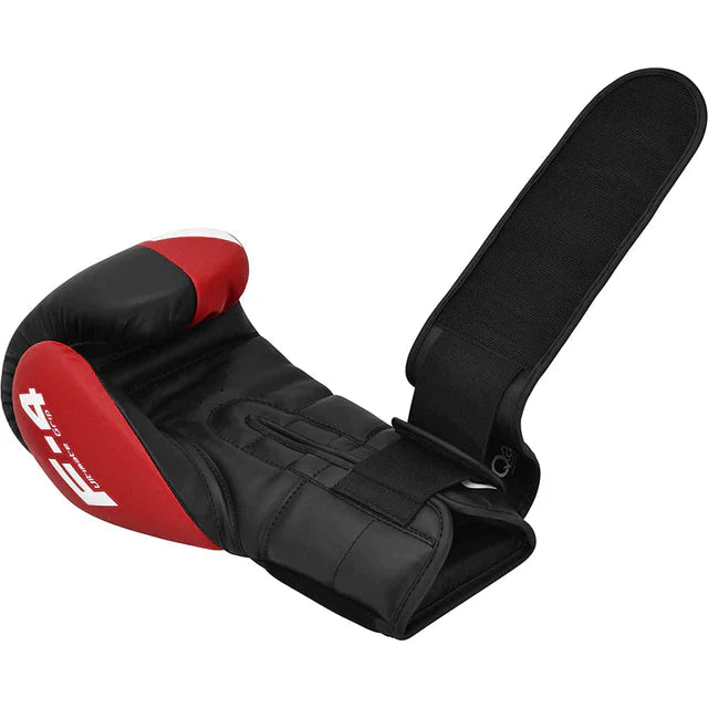 Boxing Gloves - RDX - 'REX F4' - Red/Black