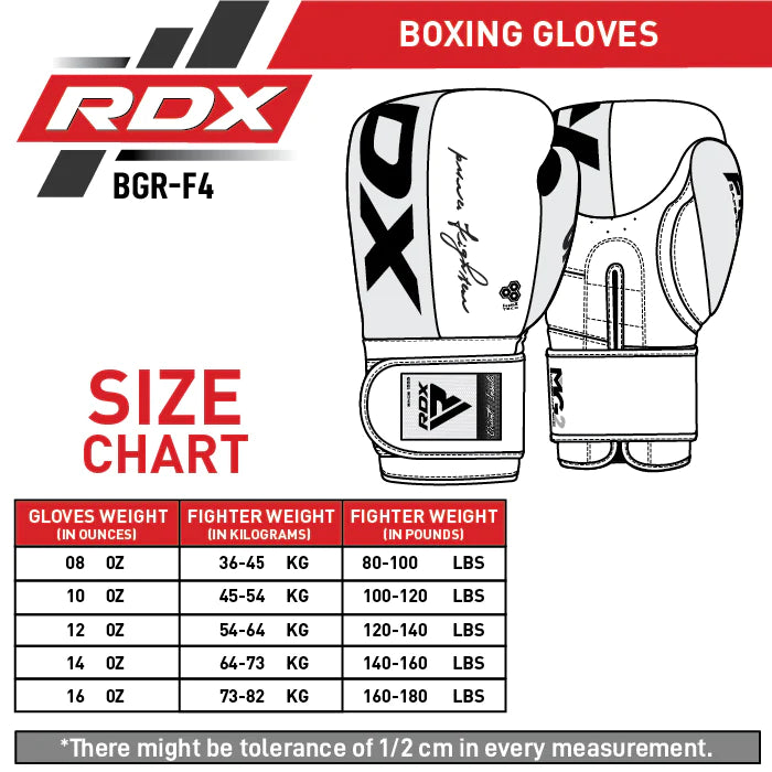 Boxing Gloves - RDX - 'REX F4' - Red/Black