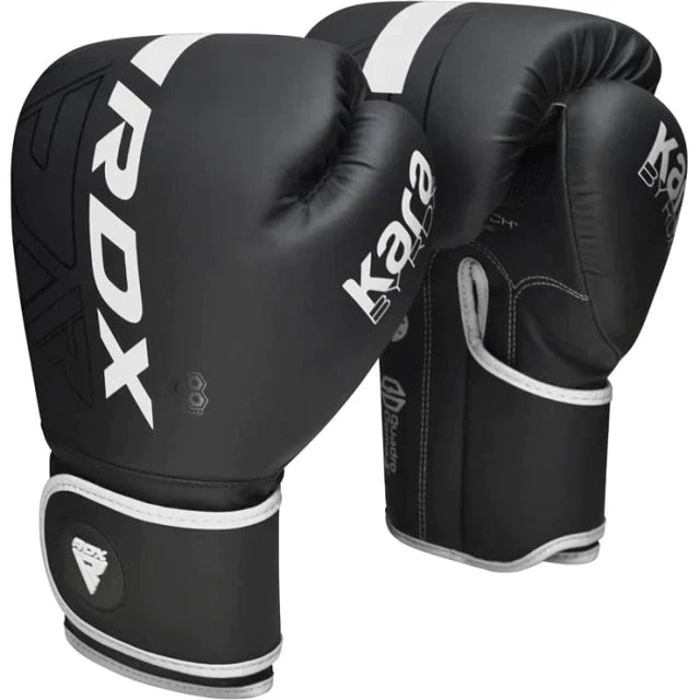 Boxing Gloves - RDX - 'F6 KARA' - Black/White