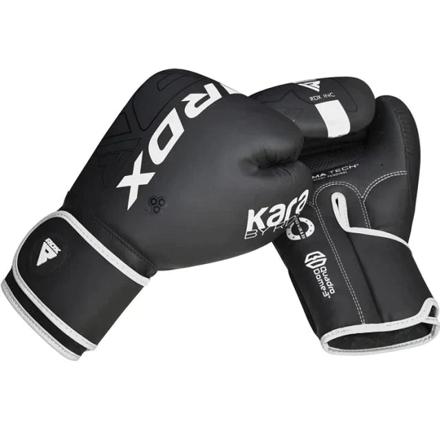 Boxing Gloves - RDX - 'F6 KARA' - Black/White