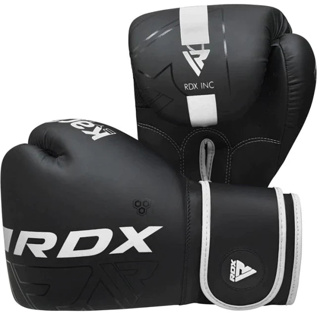 Boxing Gloves - RDX - 'F6 KARA' - Black/White