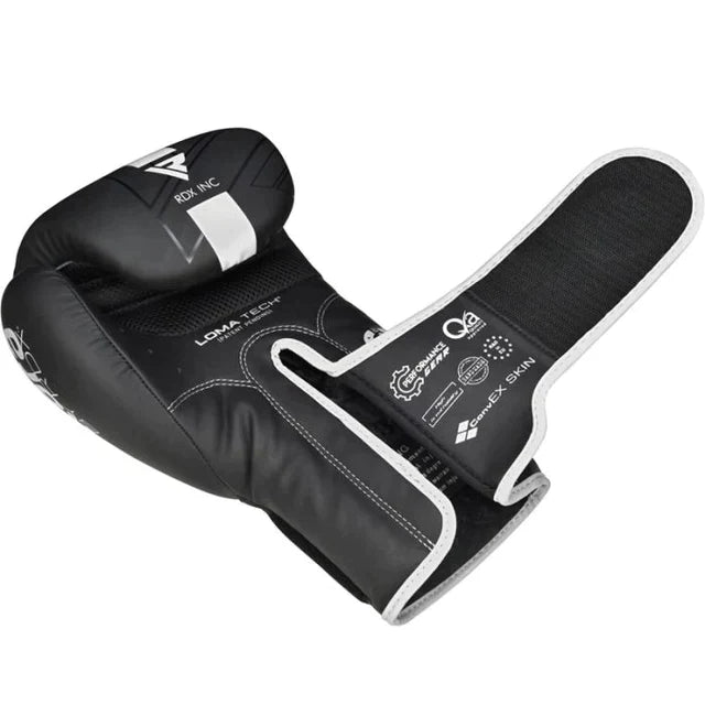 Boxing Gloves - RDX - 'F6 KARA' - Black/White