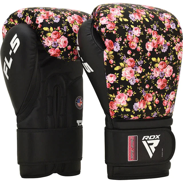 Boxing Gloves - RDX - 'FL5' - Flower/Black