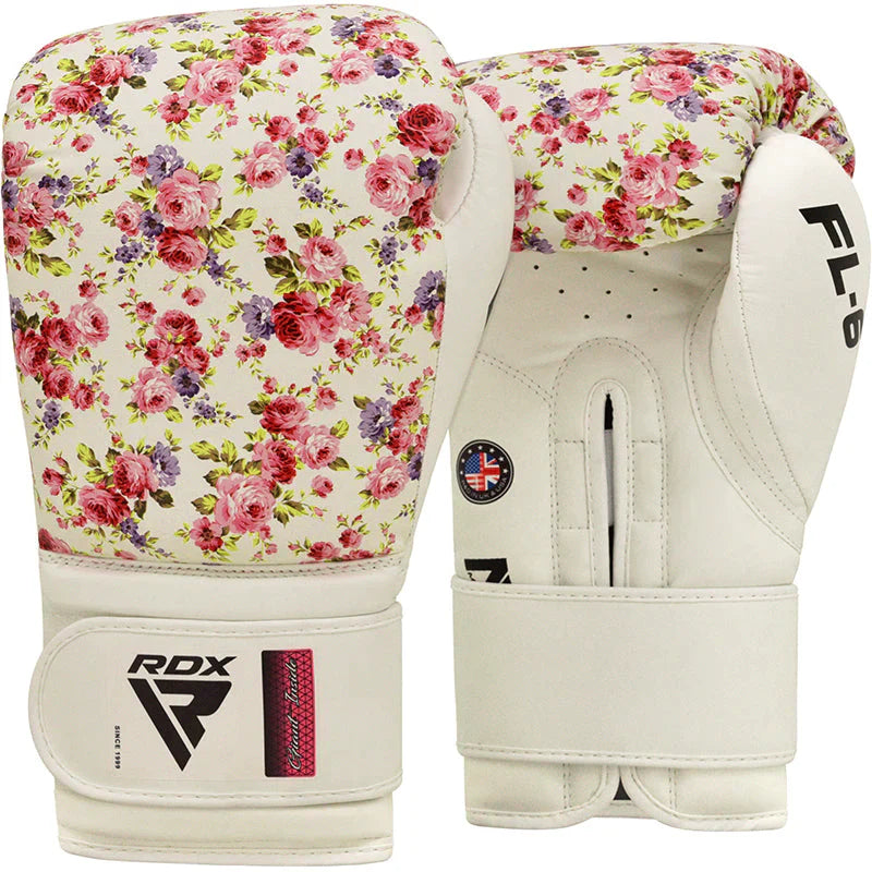 Boxing Gloves - RDX - 'FL6' - Flower/White