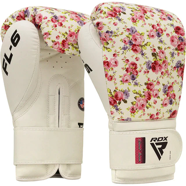 Boxing Gloves - RDX - 'FL6' - Flower/White