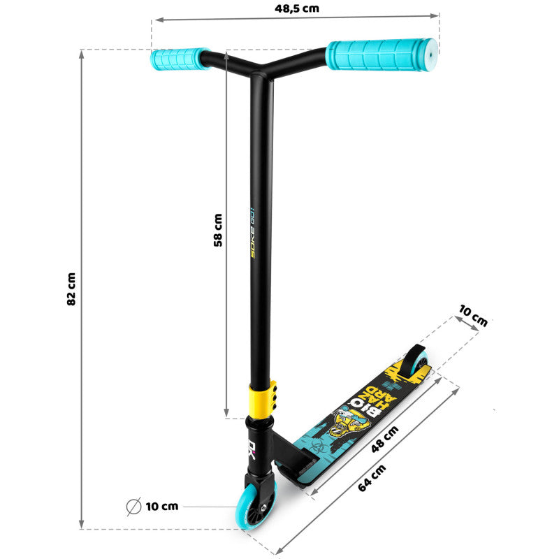 Skateboard - SOKE EVO - Black/Yellow