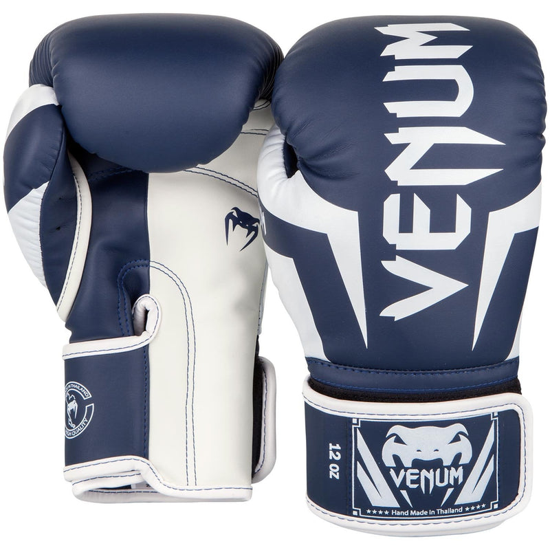 Boxing gloves - Venum - Elite - White-Navy