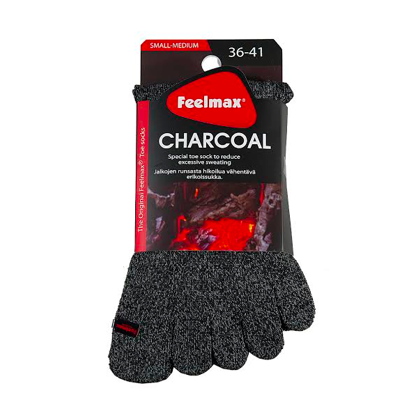 Toe socks - Feelmax - Charcoal, special toe socks