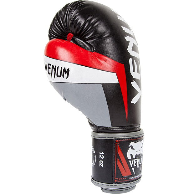 Boxing Gloves - Venum - 'Elite' - Black/White/Red