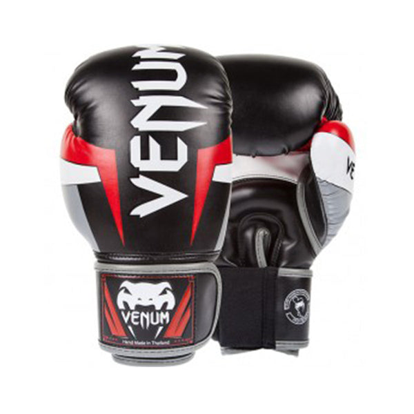 Boxing Gloves - Venum - 'Elite' - Black/White/Red