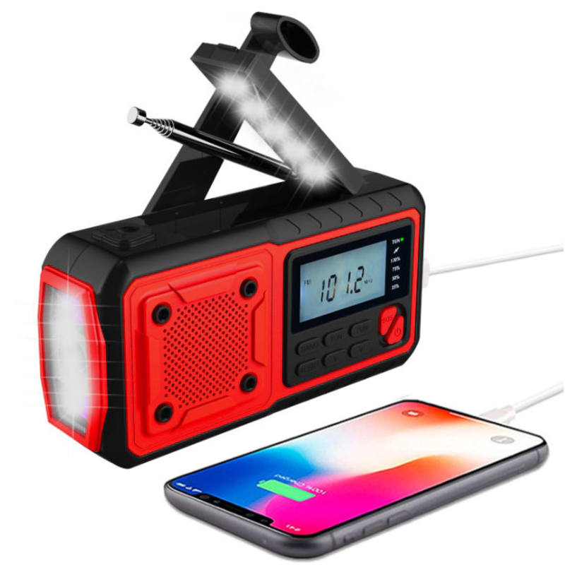 Emergency radio/power bank - GXT - 4000 mAh