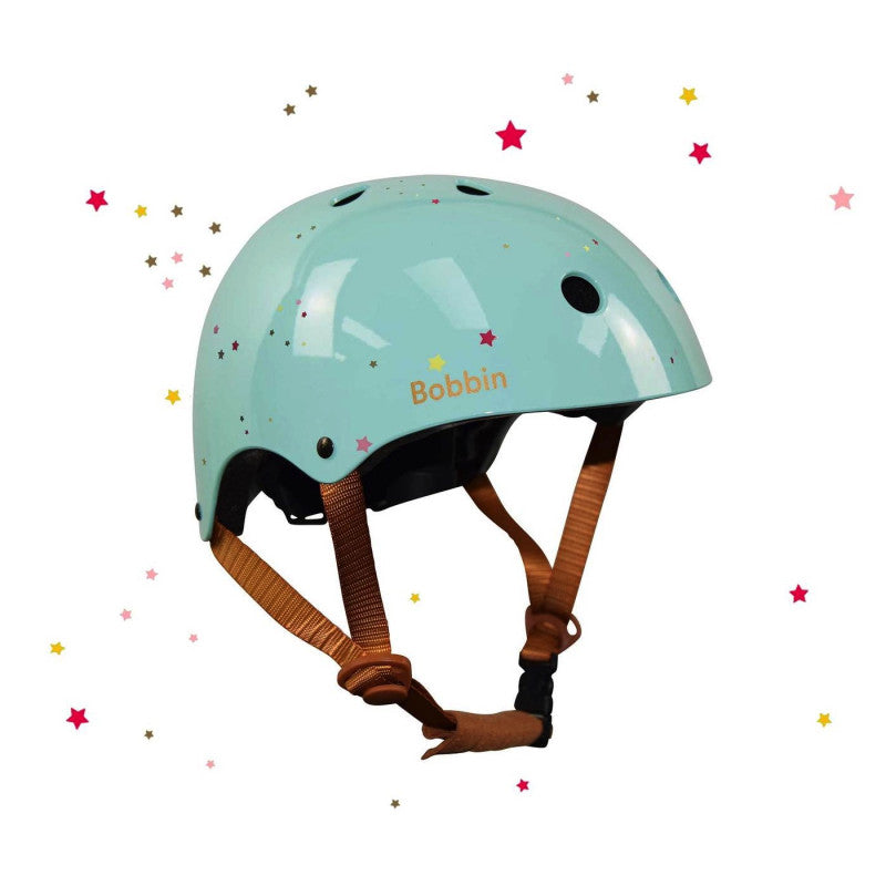 Children's bike helmet - Bobbin - Starling with spot pattern M/L