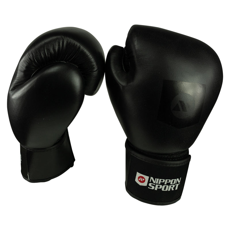 Boxing gloves - Nippon Sport - Gauntlet - Black