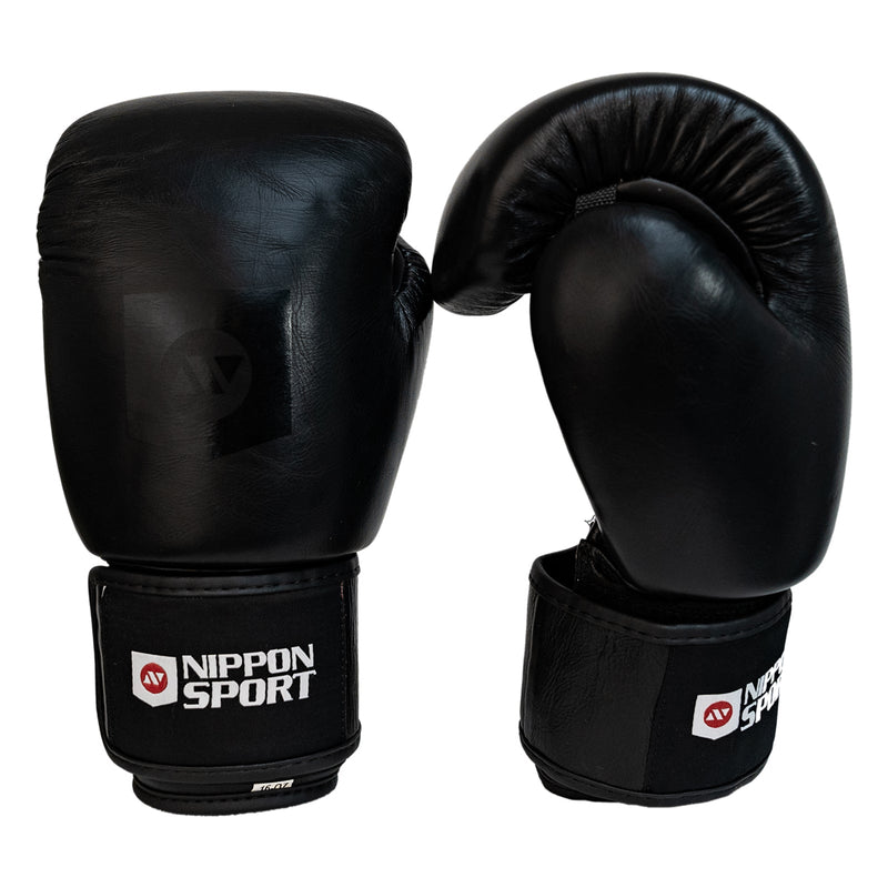 Boxing gloves - Nippon Sport - Gauntlet - Black