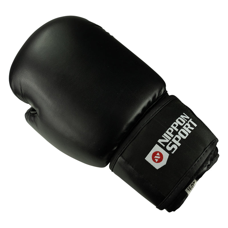 Boxing Gloves - Nippon Sport - 'Club' - Black