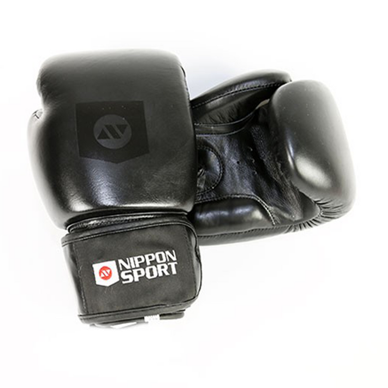 Boxing gloves - Nippon Sport - Gauntlet - Black