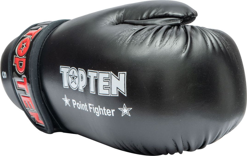 TOP TEN Semi-contact gloves, Black