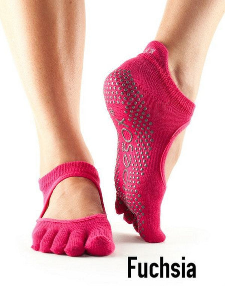 Yoga socks - ToeSox - Bella/Bellarina, Fulltoe Grip toe socks