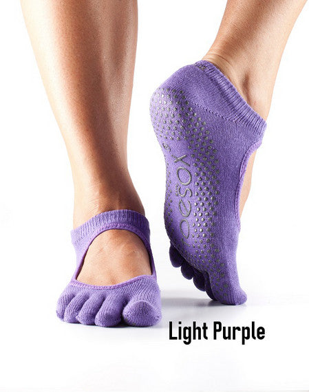 Yoga socks - ToeSox - Bella/Bellarina, Fulltoe Grip toe socks