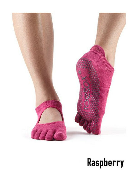 Yoga socks - ToeSox - Bella/Bellarina, Fulltoe Grip toe socks