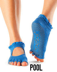 Joogasukat - ToeSox - Bella/Bellarina Halftoe Grip, varvassukat