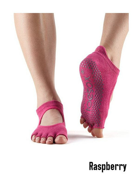 Joogasukat - ToeSox - Bella/Bellarina Halftoe Grip, varvassukat