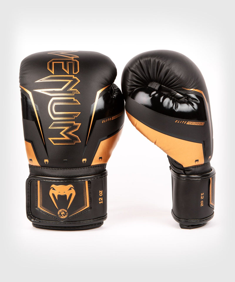 Boxing Gloves - Venum - 'Elite Evo' - Black/Bronze