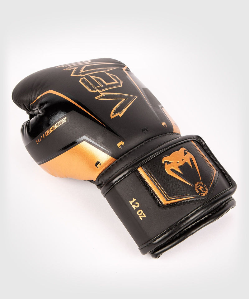 Boxing Gloves - Venum - 'Elite Evo' - Black/Bronze