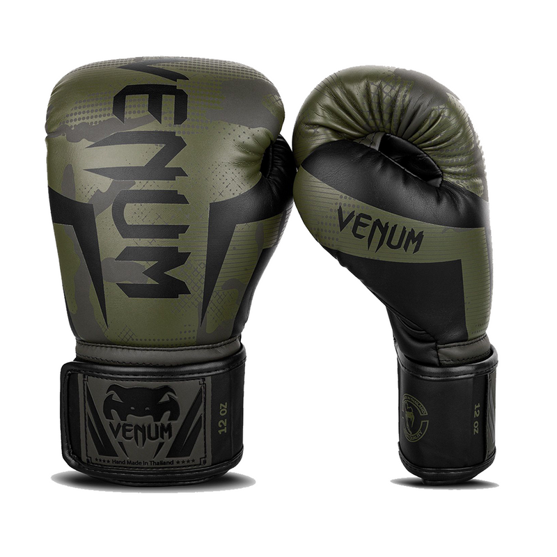 Boxing gloves - Venum - 'Elite' - Khaki-Maasto