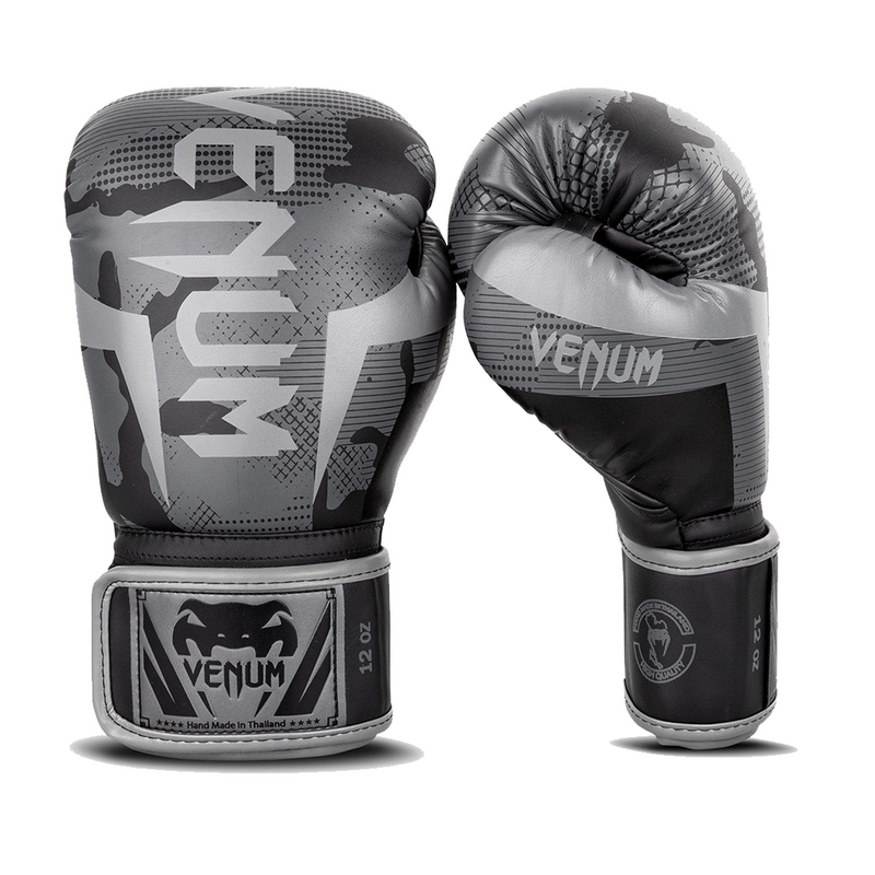 Boxing gloves - Venum - 'Elite' - Musta-Maasto